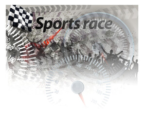 Naklejka premium fastest lap