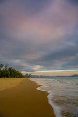 Obraz premium Sanya natural scenery during the sunset in Hainan island, China