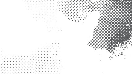 Trendy defect error frame with halftone texture. Abstract glitched logo noise texture design. 