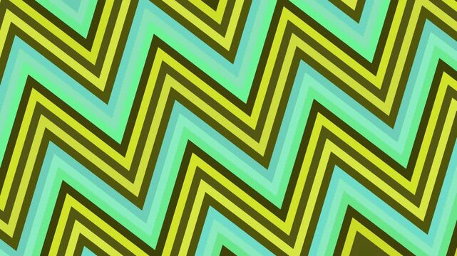 Vibrant Zigzag Pattern Abstract Frame for Modern Design