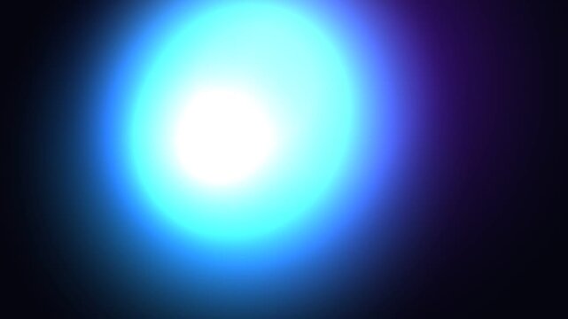 Vivid neon blue lights with glowing zigzag line