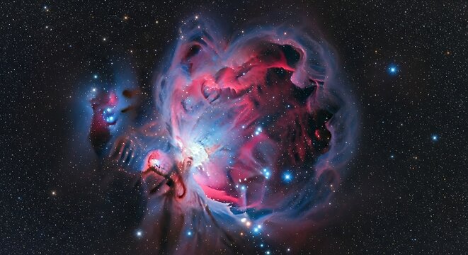 Orion Nebula in Space. (1)