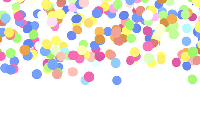 Fototapeta premium Abstract colorful confetti background, perfect for celebrations, birthday, party, or holiday concep