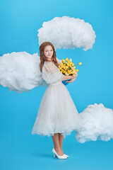 Fototapeta premium Floral Cloud Fantasy