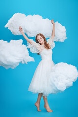 Fototapeta premium Sky Dream Girl