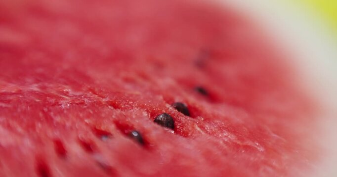 Background texture of a fresh juicy pink watermelon for a refreshing summer snack