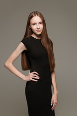 Naklejka premium Elegant Black Dress