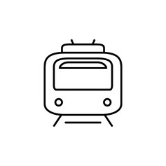 電車をモチーフにした通勤通学アイコン