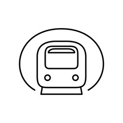 地下鉄をモチーフにした通勤通学アイコン