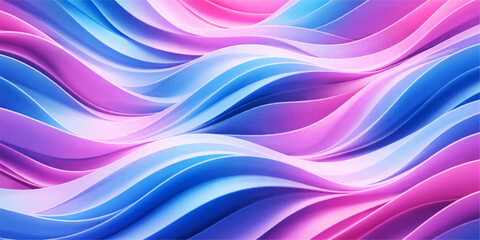 Fototapeta premium Abstract purple and pink flowing waves with soft light and smooth motion design background