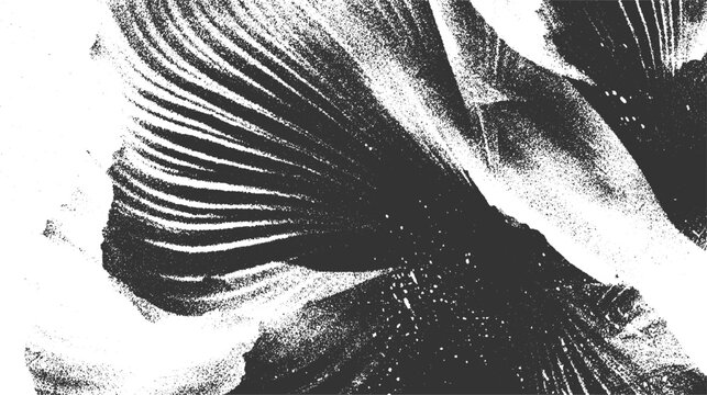 Abstract monochrome textured pattern of parallel lines and granular noise