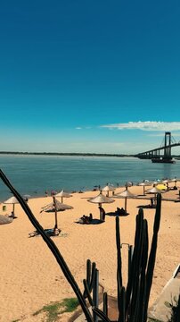 Corrientes riverfront overlooking the Paran&aacute; River, Argentina.