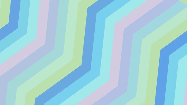 Soft Pastel Chevron Pattern With Gentle Zigzag Lines In Blue Green And Purple Tones