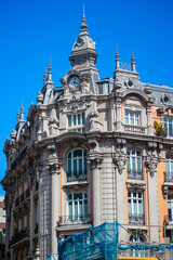 Fototapeta premium Gijón is a vibrant coastal city in Asturias, Spain, known for its beaches, culture, and maritime heritage.