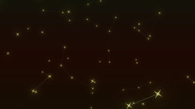 Video, Plexus Network background, Knot Solar Burst color, yellow, 4K, for background, science, technology, wallpapaer