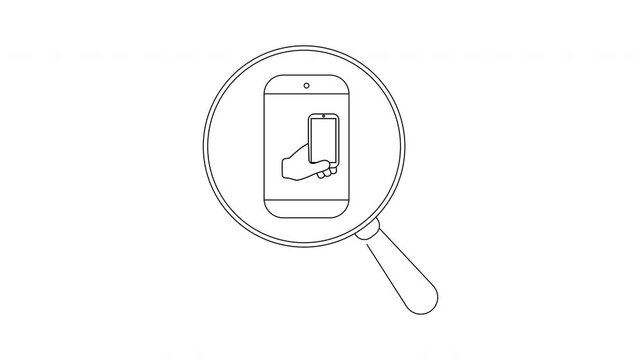 Smartphone Battery Charging Concept - Magnified View of Power Connection.