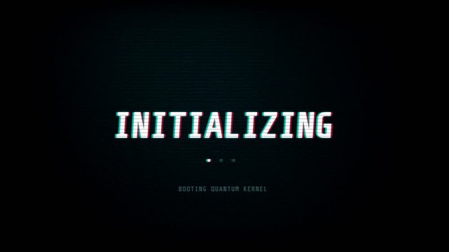 Initializing Quantum Kernel Booting - NeonMatrixSeries - 4K Loop