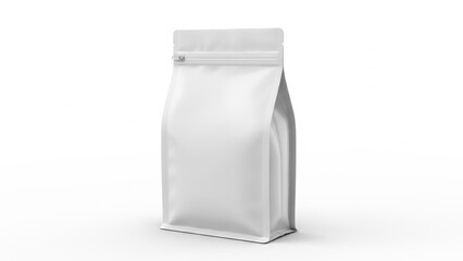 Elegant standup pouch packaging for coffee, tea, or gourmet food products in minimalist design