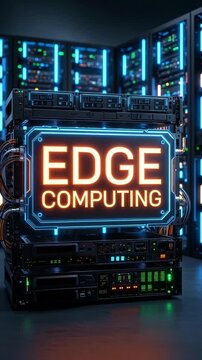 Edge Computing Server Room Data Center Technology Infrastructure