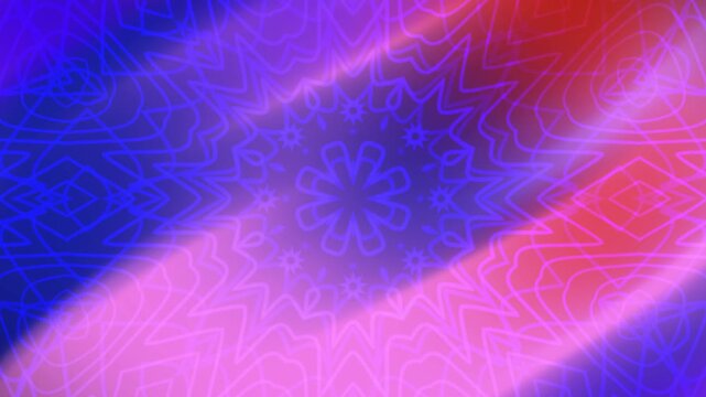 Abstract geometric pattern with blue and pink hues, ideal for backgrounds, textiles, stationery, and modern design projects. Vibrant and contemporary.