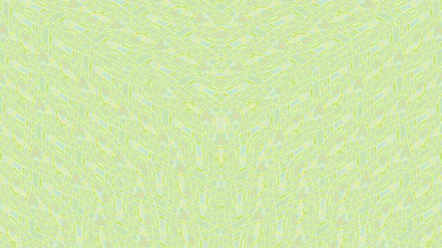 Intricate Pastel Green and Yellow Organic Swirls Pattern on Light Yellow Backdrop