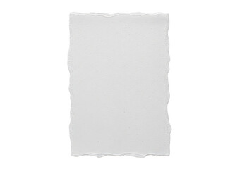 Fototapeta premium A crumpled piece of white paper lying on a flat surface isolated on transparent background