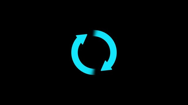 Download Progress, Preloaded Animation Web Design Template, Interface Buffering. Seamless Loop Animation 4K with Alpha Channel .