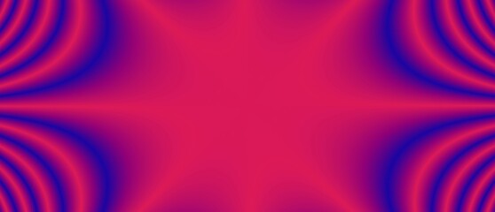 Abstract pink and blue gradient background with smooth waves and vibrant neon glow effect