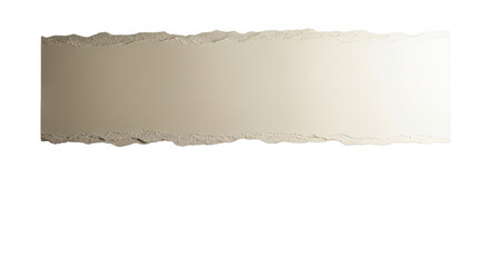 Obraz premium Torn paper edge with ripped beige color isolated on transparent background