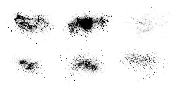 Dust Texture Grunge Background Vector Set