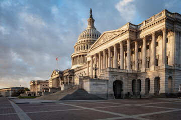 Washington, DC, USA - March 21st 2024 - Photo showing the Capitol building in Washington, DC, 