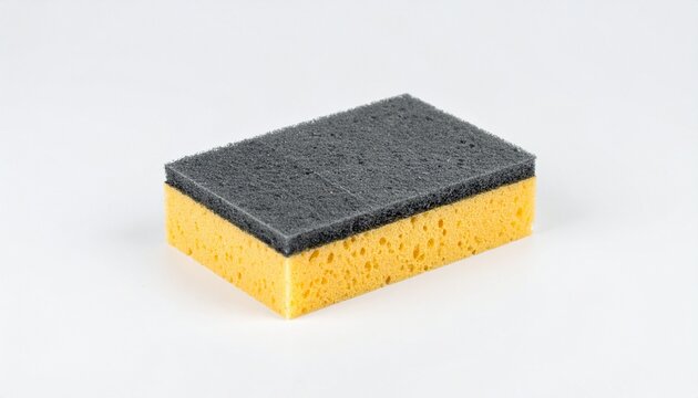Two‑layer kitchen sponge for cleaning