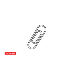 Obraz premium Vector Paper Clip Outline Graphic for Business and Education