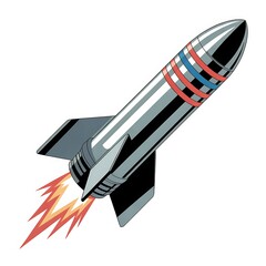 rocketshiplaunchingintospace