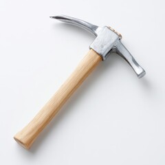 High quality pickaxe on white background ready for various projects and uses for mining and construction tasks in studio setting