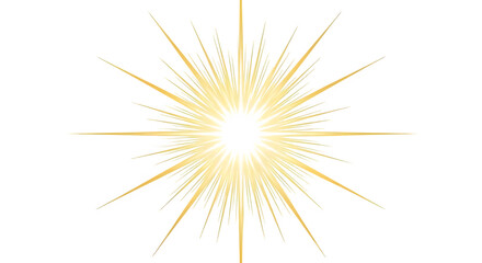 Obraz premium Vibrant golden starburst explosion effect