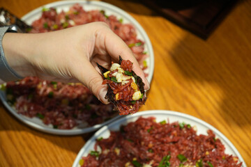 Traditional Korean Beef Tartare Yukhoe