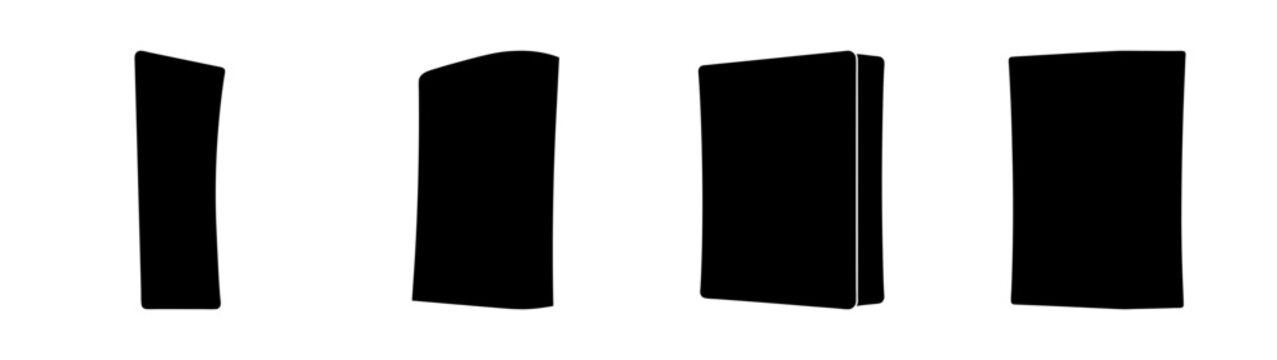 Gaming console controllers flat design vector illustration