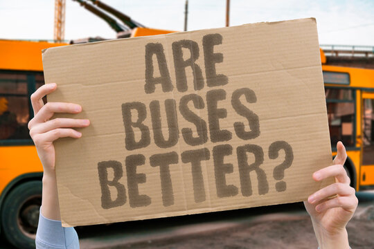 "Are Buses Better?" Are electric buses actually better for cities than traditional diesel-powered models? EBUS. DIESEL. COMPARE. TRANSIT. URBAN.