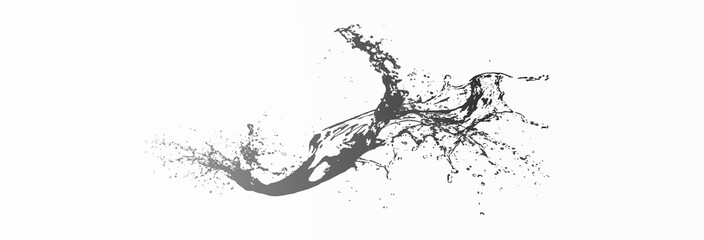 Obraz premium Realistic vector water drops png on a transparent light background. Water condensation on the surface with light reflection and realistic shadow. 3d vector illustration water splash. 