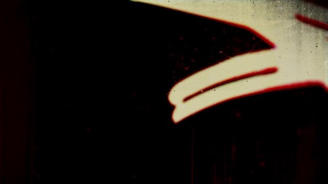 Grunge texture overlay background, punch hole, cine marks, dust and scratches, old film reel. High quality 4k footage	