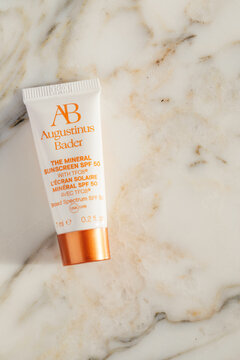 sample tube of Augustinus Bader The Mineral Sunscreen SPF 50