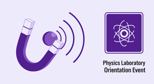 Conceptual Illustration of Physics Laboratory Orientation Event Using Magnetism Elements