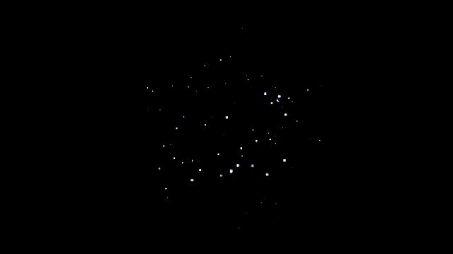 Magic sparkle dust animation, twinkle starlight, shiny circle burst loop animation, glowing ring blast effect, ellipse sparkle explosion with pop up lines, magic dust, pixie dust path in 4K