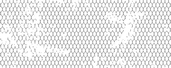 Abstract mesh net pattern background with a distressed texture on a light surface, suitable for sports or industrial design. © Pandawa