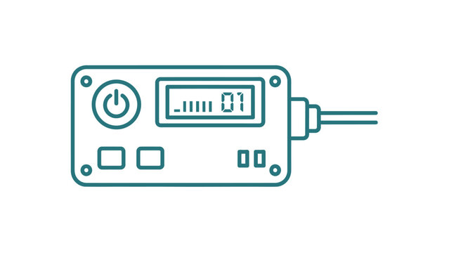 Simple Electronic Device with Digital Display.