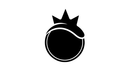 Obraz premium Pineapple Fruit Icon Black Silhouette Design.