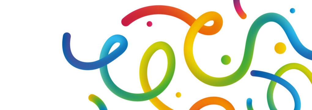 Banner illustration design line