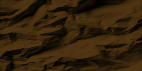 Seamless brown grunge paper texture with an old crumpled design and weathered army camouflage pattern for a vintage textile backdrop illustration © ITS OK