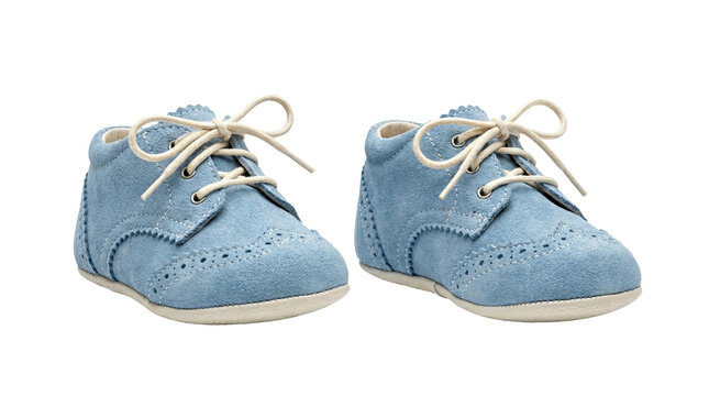 Little Boy in Blue Suede Shoes Soft Focus Portrait